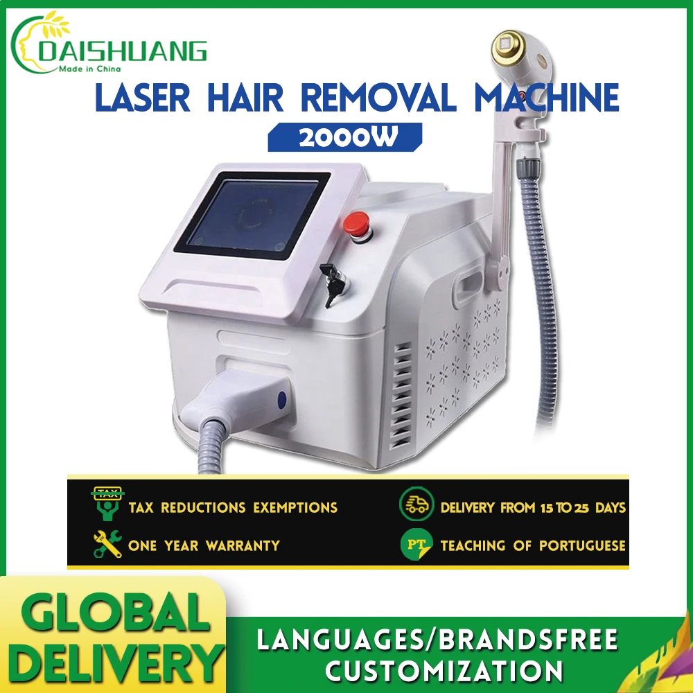 2024 Newest Big Screen Hair Removal Diode Laser Portable 3 wavelength 755nm 808nm 1064nm Laser Hair Removal Machine