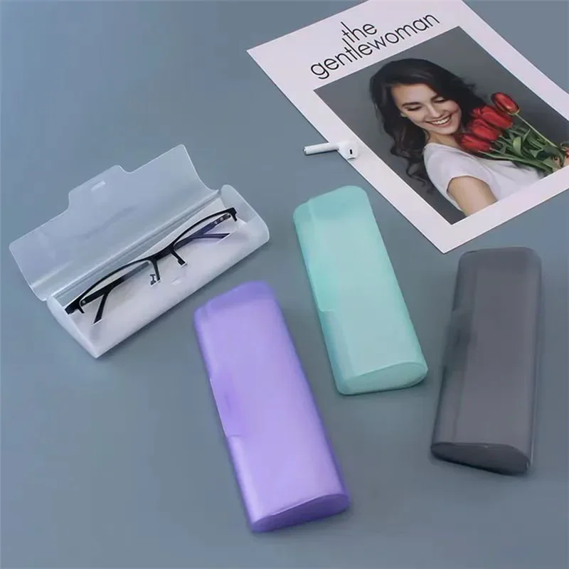 Ultra Light Hard Frosted Glasses Case Plastic Portable Travel Sunglasses Case Protective Cover for Men and Women - view 4