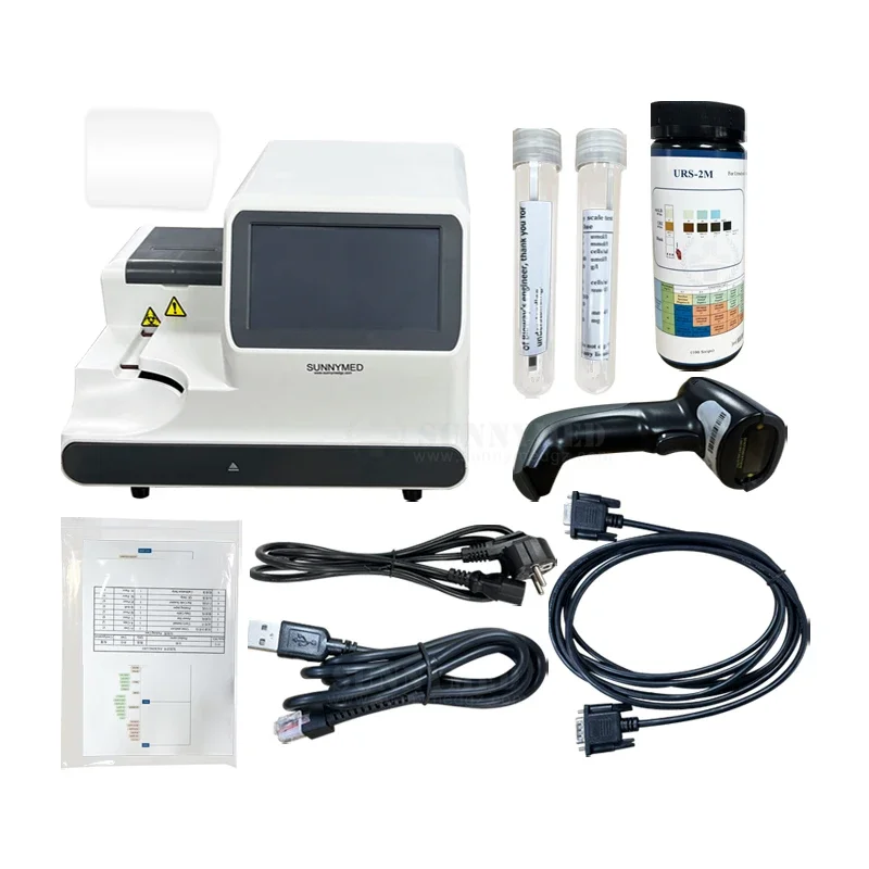 SUNNYMED SY-B196 الحيوانات الأليفة/الحيوان/الطبيب الألبومين المحمول/شرائط البول الكريتينين نظام الكيمياء محلل البول البيطري