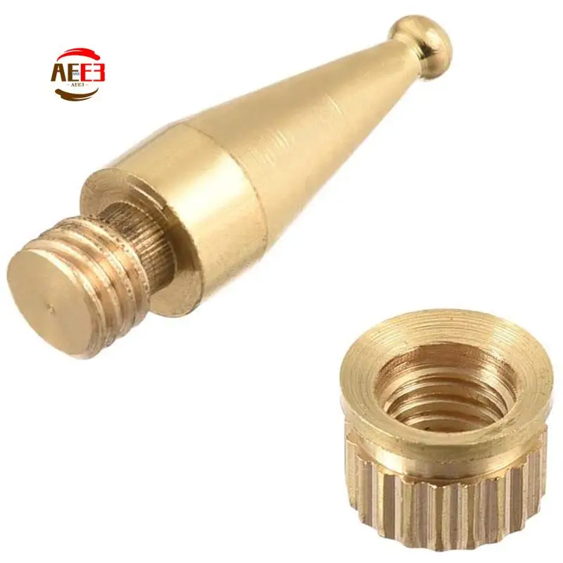 AEE3-Speaker Spikes For Hi-Fi Feet, Speaker Stands, Copper M8 Thread,36.2Mm(H) 4Pcs
