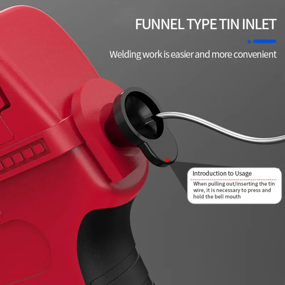 Automatic Soldering Gun Set Internal Heating Electronic Welding Repair Iron Tool Adjustment Temperature With Switch