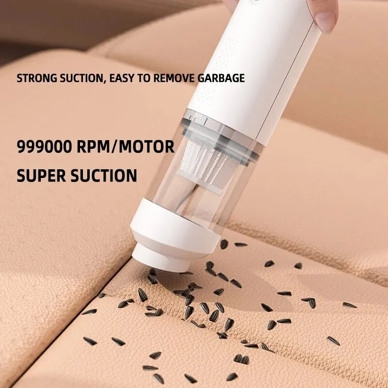 1 PC Wireless Car Vacuum Cleaner Brushless Motor High Suction Blow Air Extraction Charging Model Home and Car Vacuum Cleaner