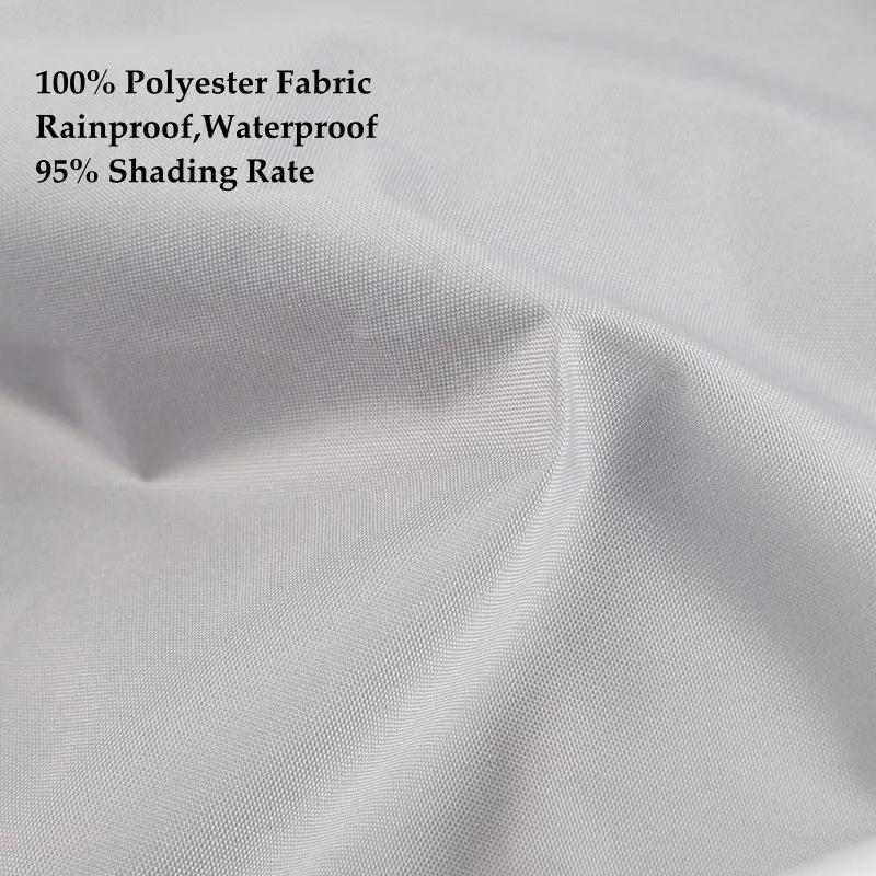 New 300D Polyester Waterproof Anti-UV Retractable Telescopic Wave Sun Shade Net Garden Canopy Rainproof Awnings Sunshade Sails