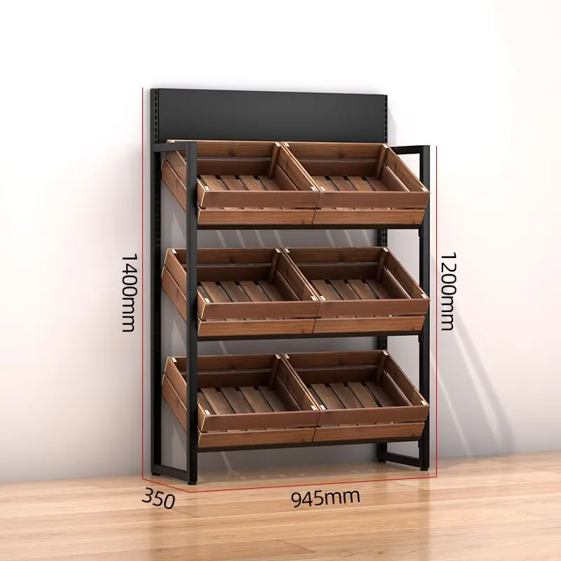 Snack rack, kitchen storage rack, red wine and fruit display racks