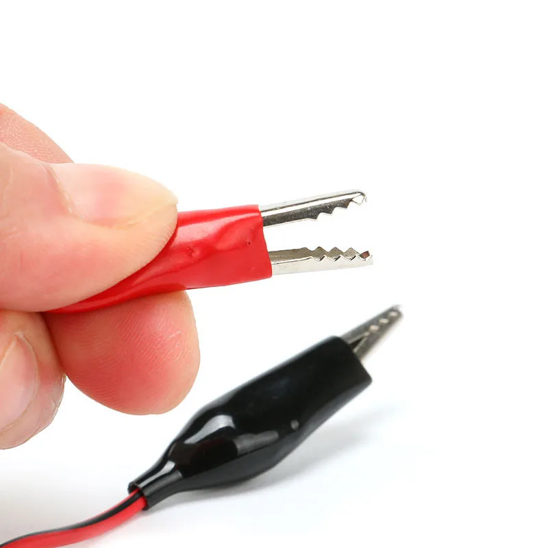 2 pcs Multimeter Banana Plug to Alligator Clips Test Lead for Electrical Testing, 4 mm Stackable Plug Silicone Alligator Clip