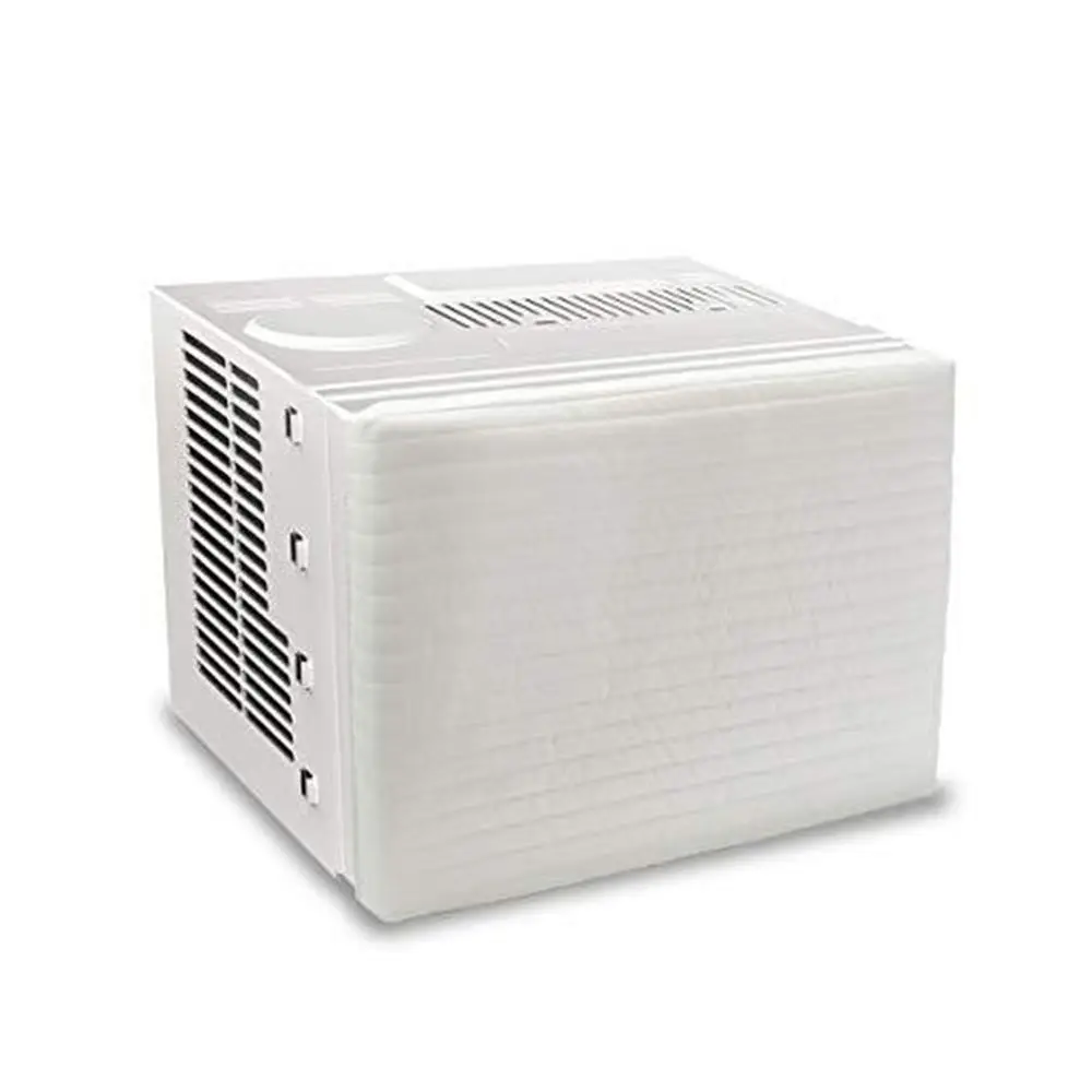 New with Elastic Straps Double Insulation Inside Window Indoor Air Conditioner Cover White AC Unit Protection Cover