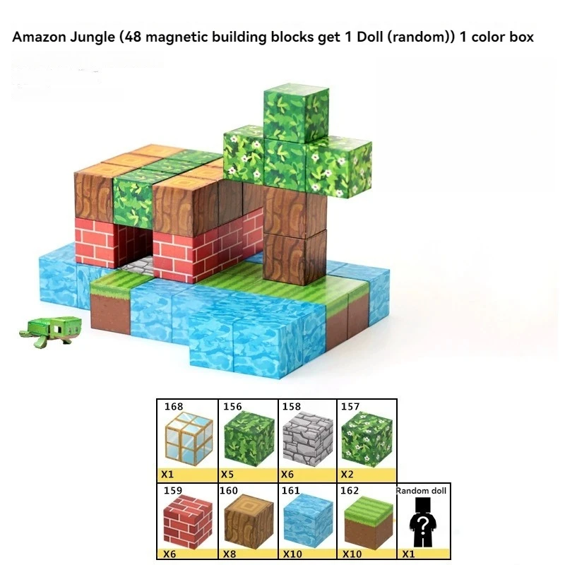 Magnetische blokken 2025, magnetisch bouwspeelgoed, bouwmagneetwereldset, STEM peuter architectonisch zintuiglijk speelgoed voor jongens en meisjes