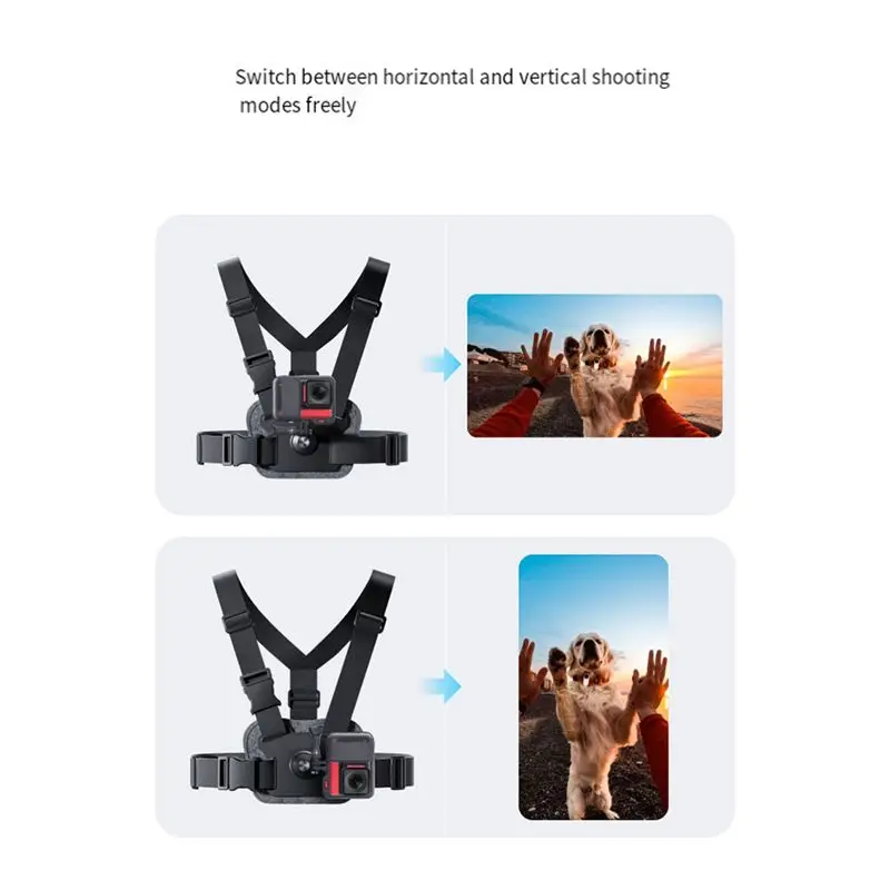 SQPP-Chest Strap Adjustable Sports Accessories Cameras Chest Strap Bracket Outdoor Accessory