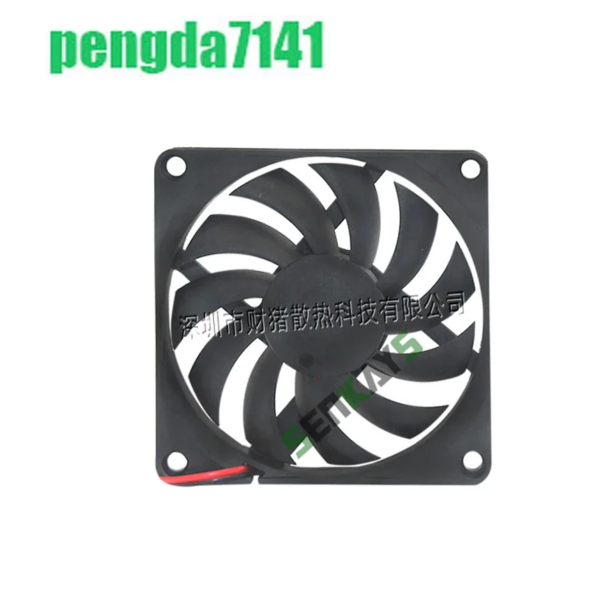 pa Dual Ball Bearing 8010 80MM 80*80*10MM DC 5V 12V 24V Ultra-thin USB Cooling Fan Comptuter CPU Cooling Fan Laptop  2pin