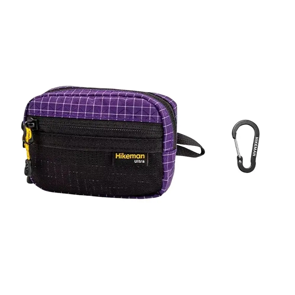 

Portable Multifunctional Card Wallet Waterproof Zipper Closure EDC Pouch Lightweight Camping Accessories Organizer Men Women