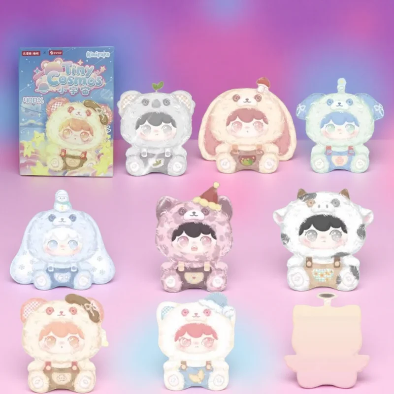 

Коллекционная виниловая плюшевая кукла Kimipapa Tiny Cosmos 400% Baby Three в закрытой упаковке, настольное украшение, подарок на день рождения для девочки, игрушка