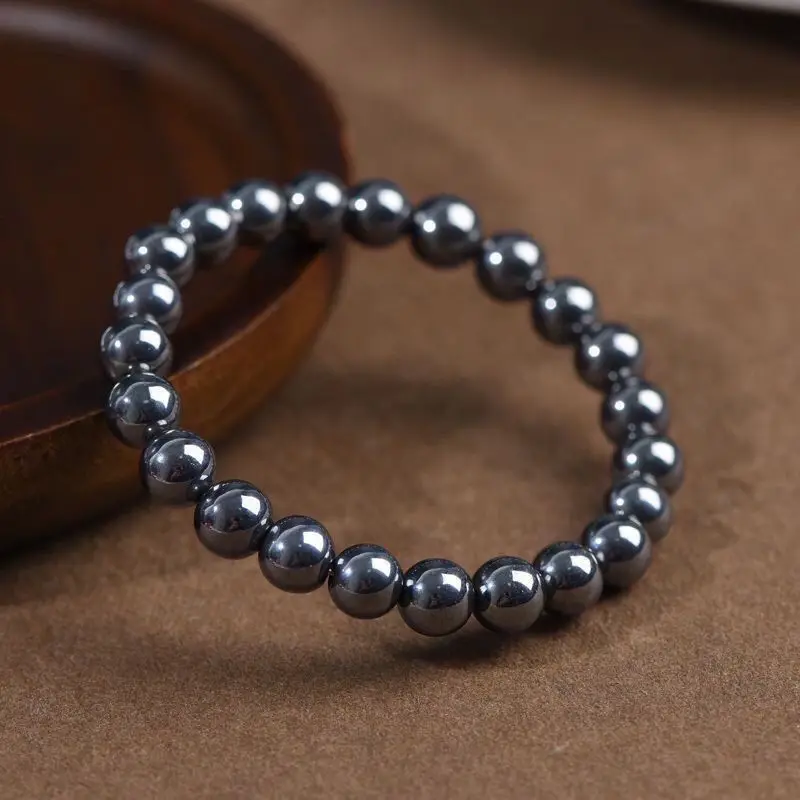 

Natural Terahertz Single Circle Bracelet Fashion Bracelet, Men's and Women's
