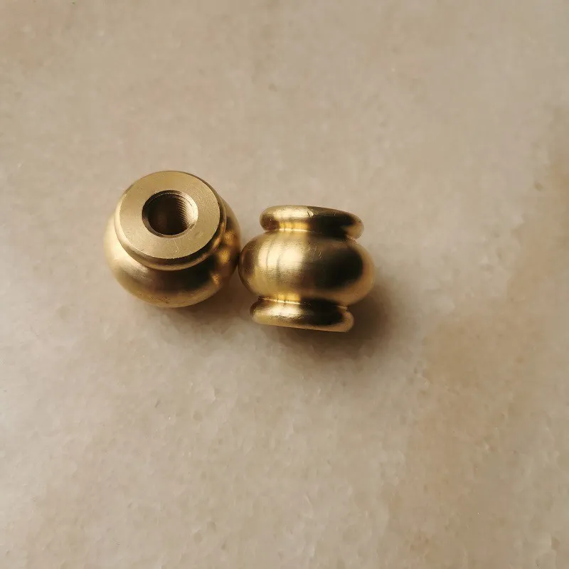 

1 шт. 30X25 мм M10 латунный барабан хрустальный стол/напольный светильник декоративные детали разъем медный бамбуковый звено шатун DIY аксессуар