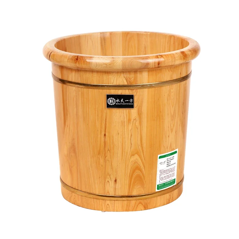 Foot Bath Barrel Wooden Heating Constant Temperature Foot Barrel Wooden Barrel Over The Knee Fumigation Bucket Sweat Steaming