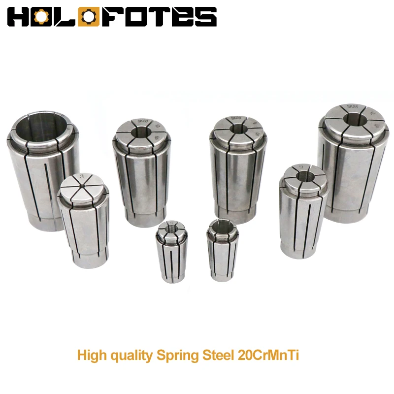 SK Collet Set SK10 x8 SK16 x14 SK20 x17 SK25 x15 pinza mandrino morsetto Kit tornio CNC centro di lavoro pinza a molla fresa