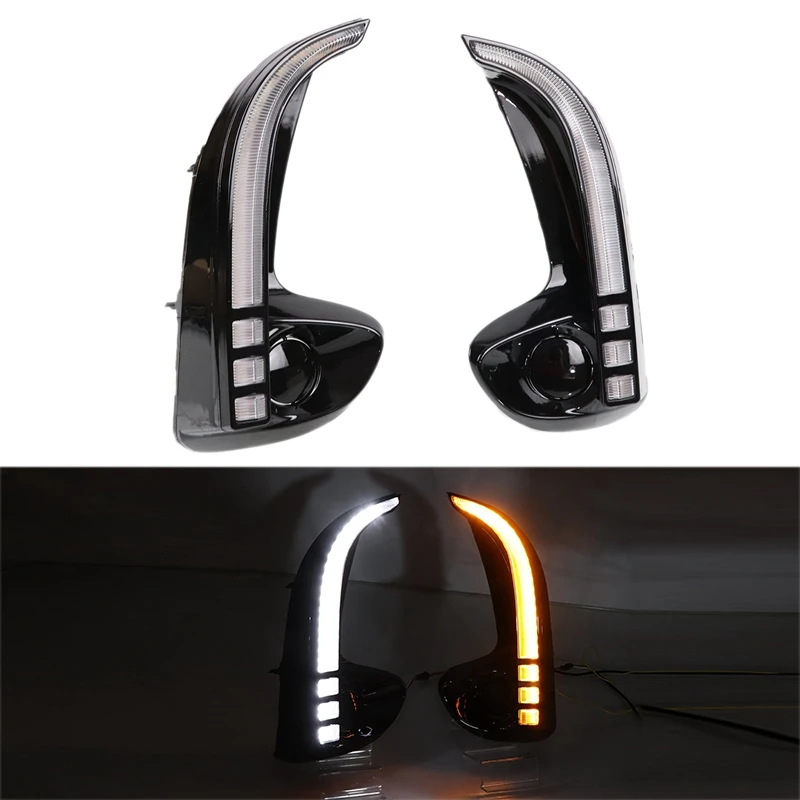 Car Daytime Running Lights Turning Lights LED Driving Lights Fog Lights Suitable for Toyota Yaris 2020-2021