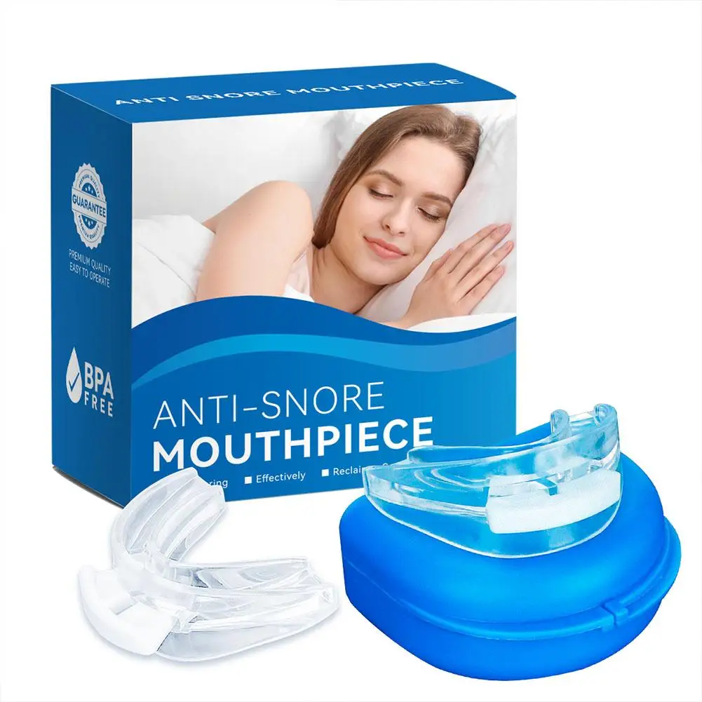 Adjustable Anti Snoring Bruxism Mouth Guard Anti-Snoring Mouthpiece Improve Sleep Teeth Bruxism Sleeping Devices Snoring Stopper