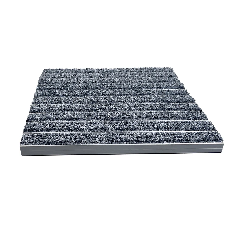 Commercial Recessed Entrace Way Carpet Inserted Aluminum Floor Matting