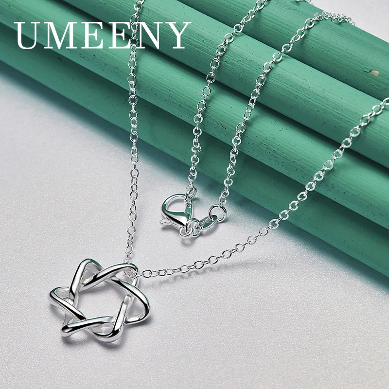 

925 Sterling Silver 16-30 Inch Delicate Star Necklace Women Gift Accessories Party Accessories