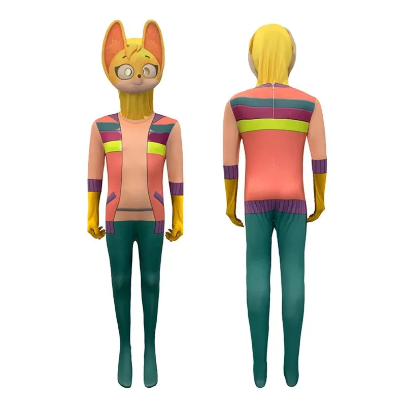 

Anime The Creature Cases Kit Casey Cosplay Costume Kids Jumpsuit Mask Full Set Sam Snow Role Play Bodysuit Halloween Partys;3'v,