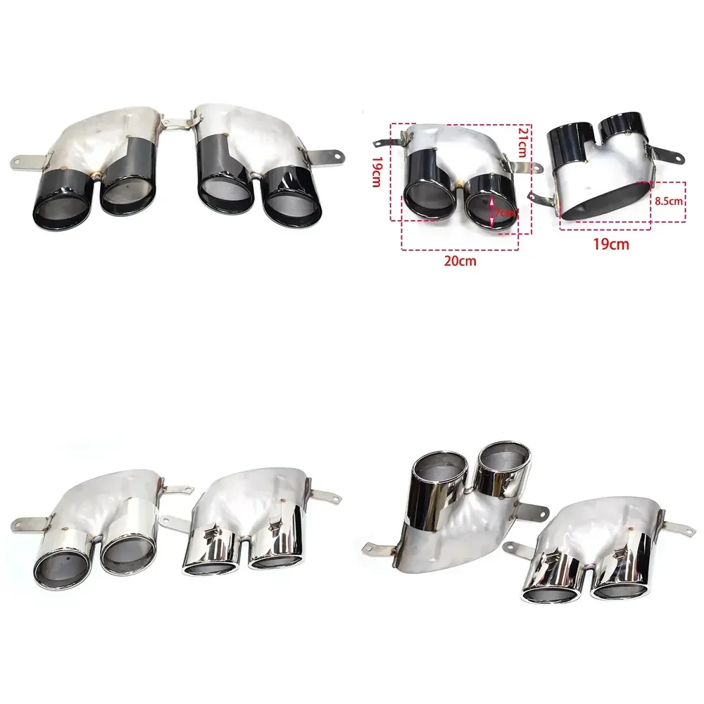 【2026 Hot Selling】 2016-2018 A6 A7 S Line up to S6 S7 Exhaust System Stainless Steel Muffler Tip Exhaust Pipe