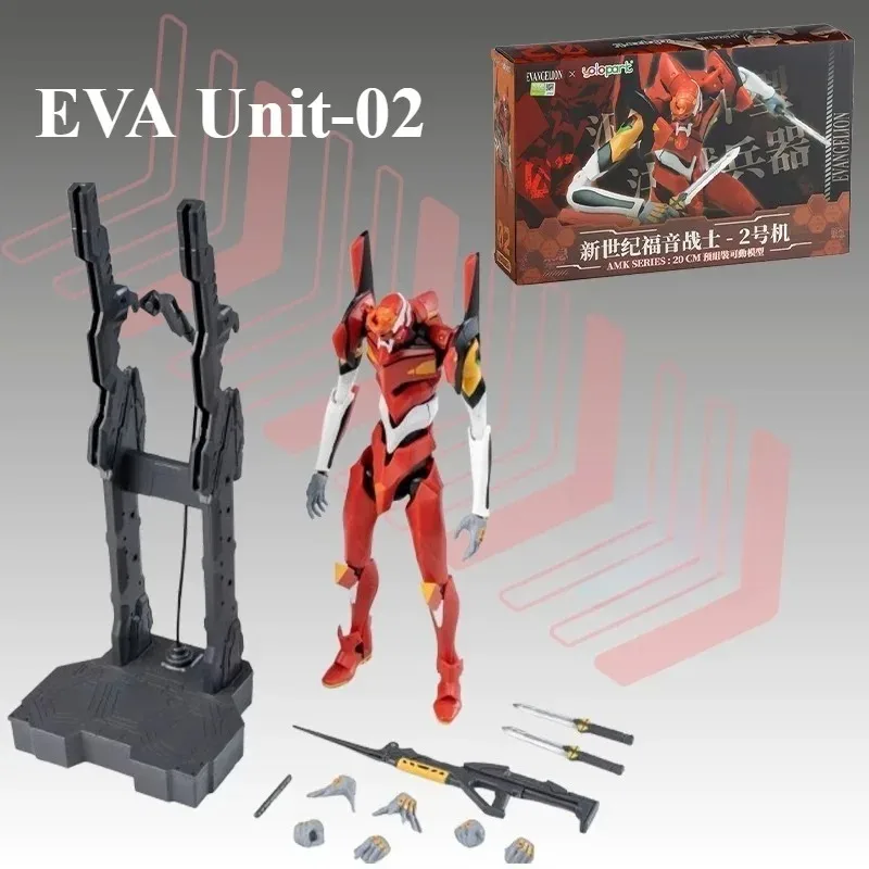 Yolopark Neon Genesis Evangelion Series EVA Unit-01 Unit-00 and Unit-02 Assembly Articulated Action Figure Model Display Toys