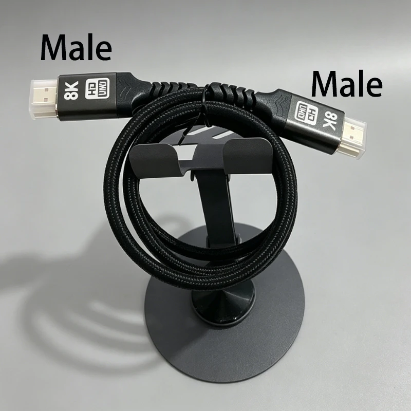 8K USB-C-auf-HDMI-2.1-Kabeladapter, 8K 60Hz Typ-C-auf-HDMI-Kabel | Thunderbolt 3 kompatibel | Für Laptop/Tablet/Monitor (1/2/3M) – Detail 5