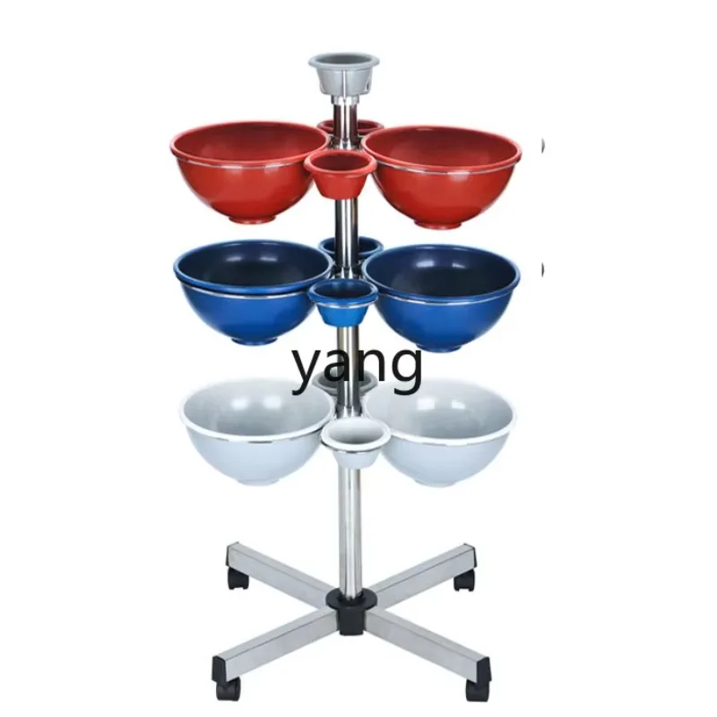 LMM Beauty Cart Barber Shop Dyeing Bowl Holder Hair Dyeing Mask Bowl Tool Cart