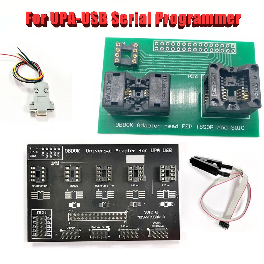 UPA USB V1.3 Jumper Connector ECU Programmer Read EEP TSSOP SOIC Work With UUSP4 Universal Eeprom Adapter Chip Tunning Tool