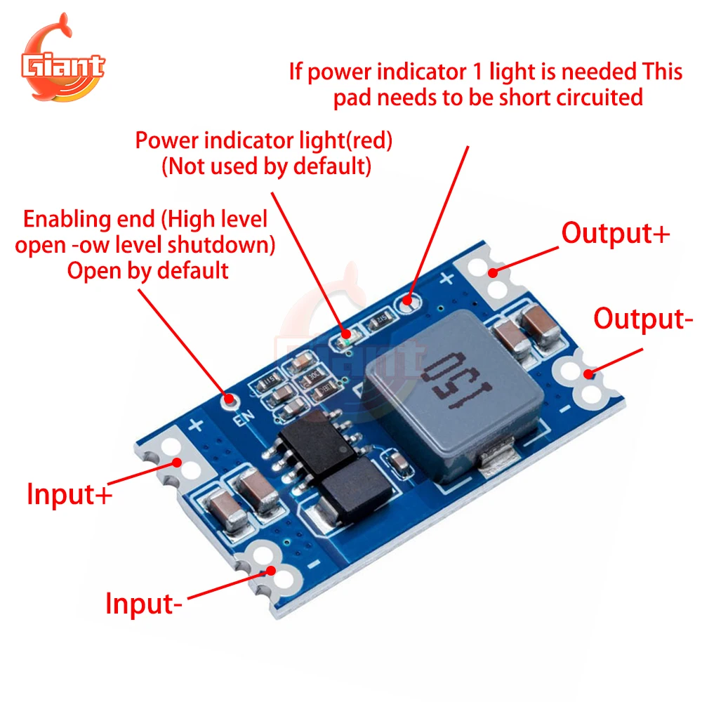 5A Aggiornato MINI560 Step Imbottiture Stabilizzazione Modulo di Alimentazione Regolatore di Tensione Buck Converter Modulo Scheda 3.3V 5V 9V 12V