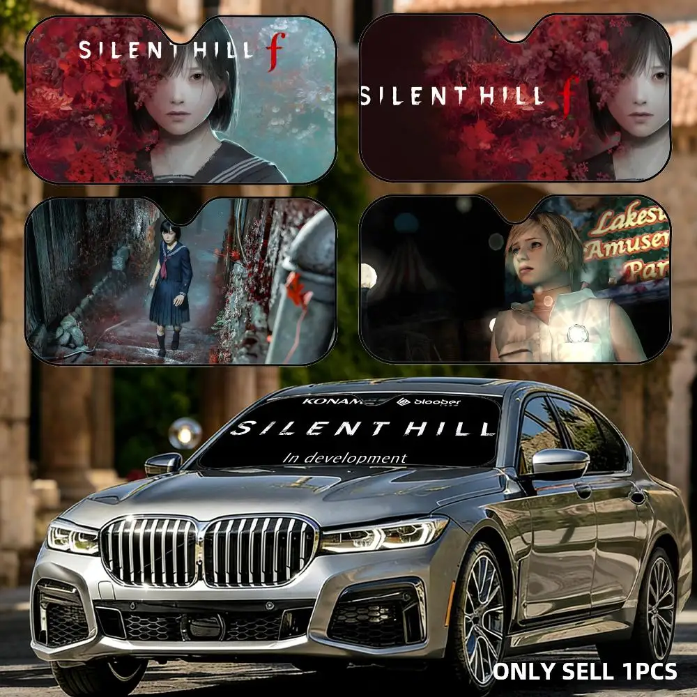 

Game S-Silent Hill Sun Visor Foldable Aluminum Foil Car Windshield Sun Shade - UV Protection & Heat Insulation Visor