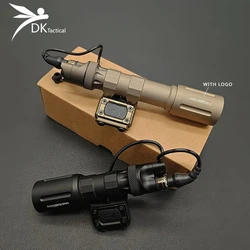 Sotac Tactical Flashlight V2 Flashlight High Lumen 1300lm Metal LED Weapons Lamp Airsoft Hunting Torch Scout Light Metal