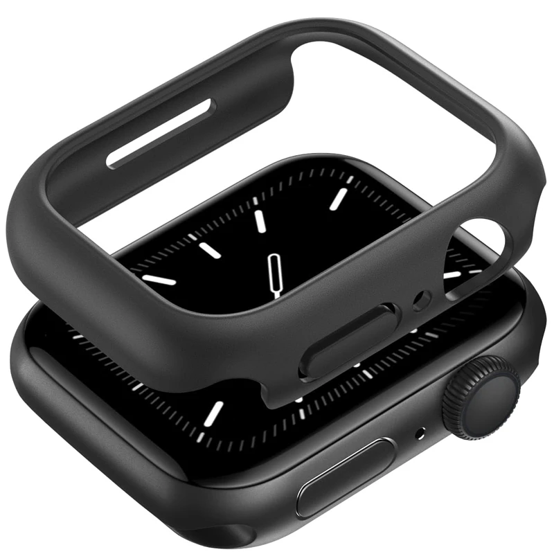 Case for Apple Watch 45mm 41mm 40mm 44mm 42mm 46mm Protective Cover Matte Hard PC Bumper Frame No Glass iWatch 10 SE 9 8 7 6 5 4