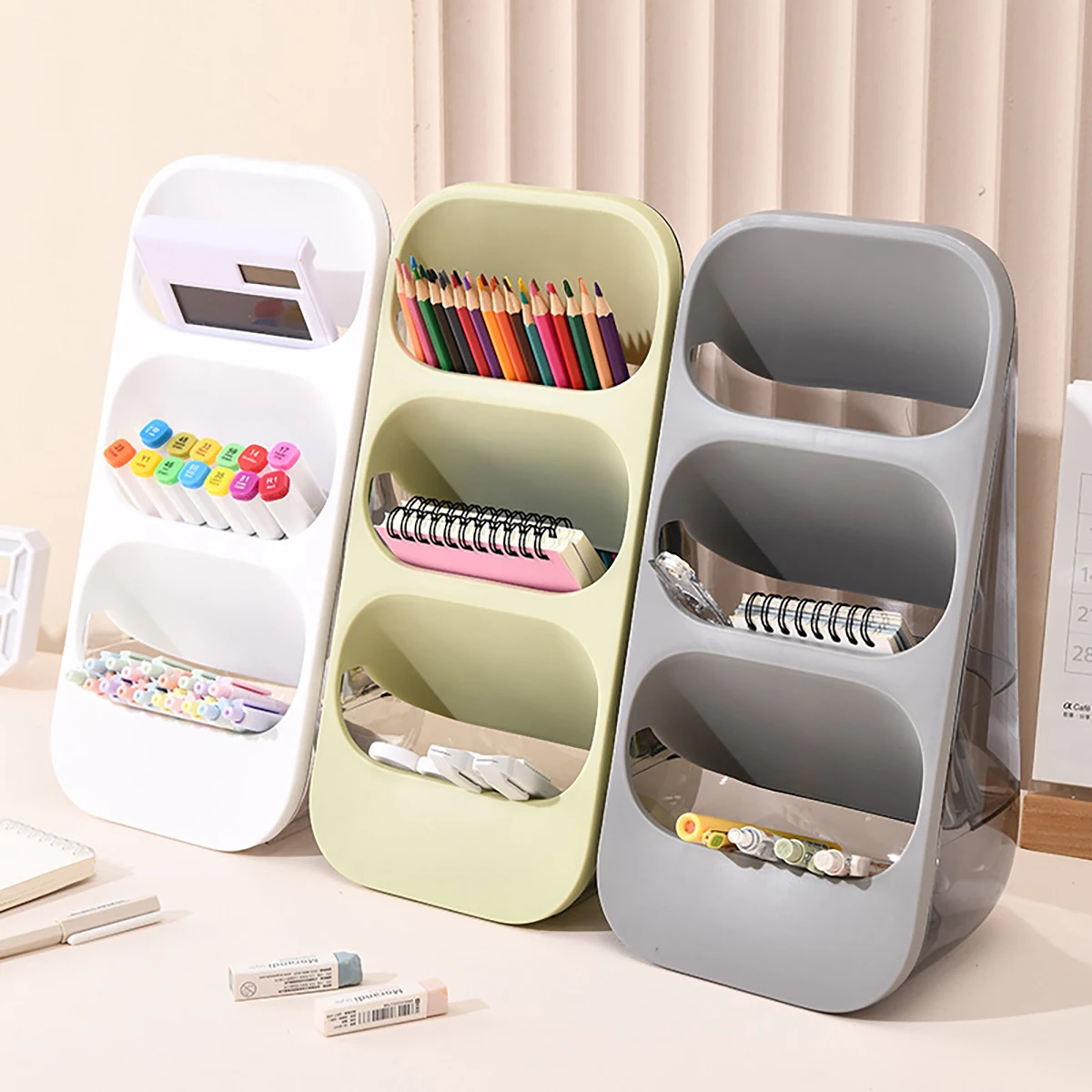 

45-градусный наклонный кухонный многослойный органайзер, прочный материал ПП + ПЭТ с дренажным дизайном, доступны цвета белого/зеленого/серого цвета