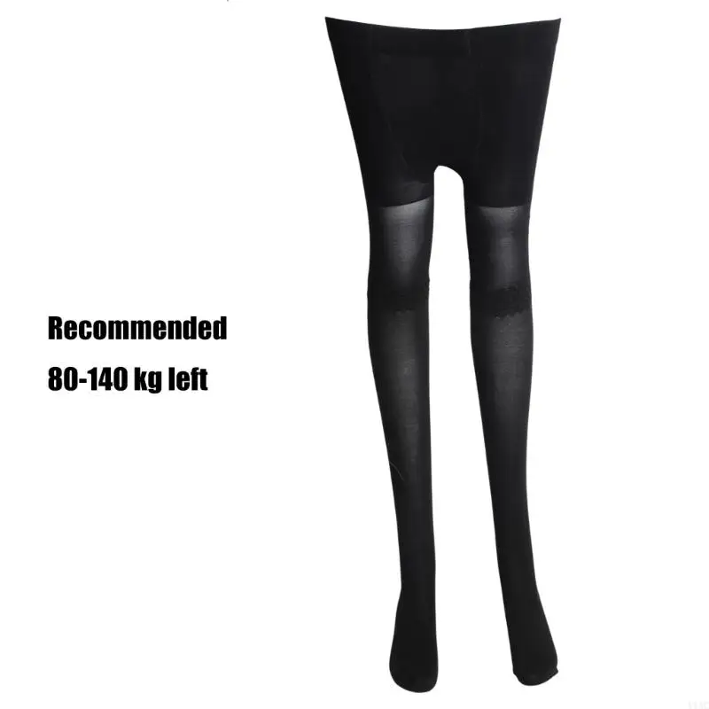 Donne jacquard patchwork collatyhose finta coscia sopra le calze calze del ginocchio y1ac