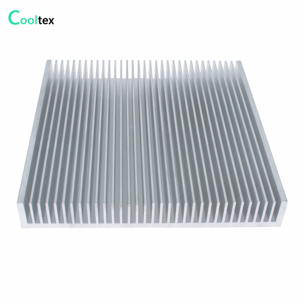 Aluminum Heatsink 200x200x28mm DIY Heat Sink Cooler Radiator for Chip LED Electronic Heat Dissipation Cooling