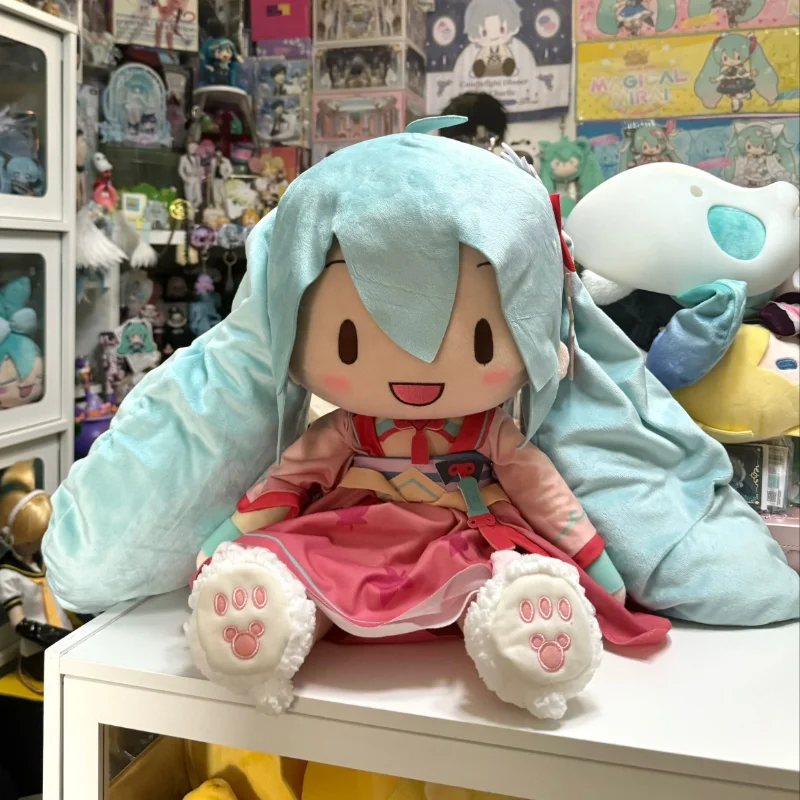 Miku Fufu Plush Toys Preciality Collection Japan Anime SEGA Hatsune Miku Original Stuffed Dolls Toys Kids Birthday Gifts