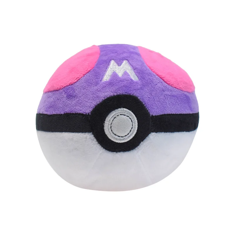 Pokeball Plüsch Master Ball Poke Ball Great Ball Beast Ball Dusk Ball Hisuian Ultra Ball Spielzeug für Kinder Kinder Weihnachtsgeschenk