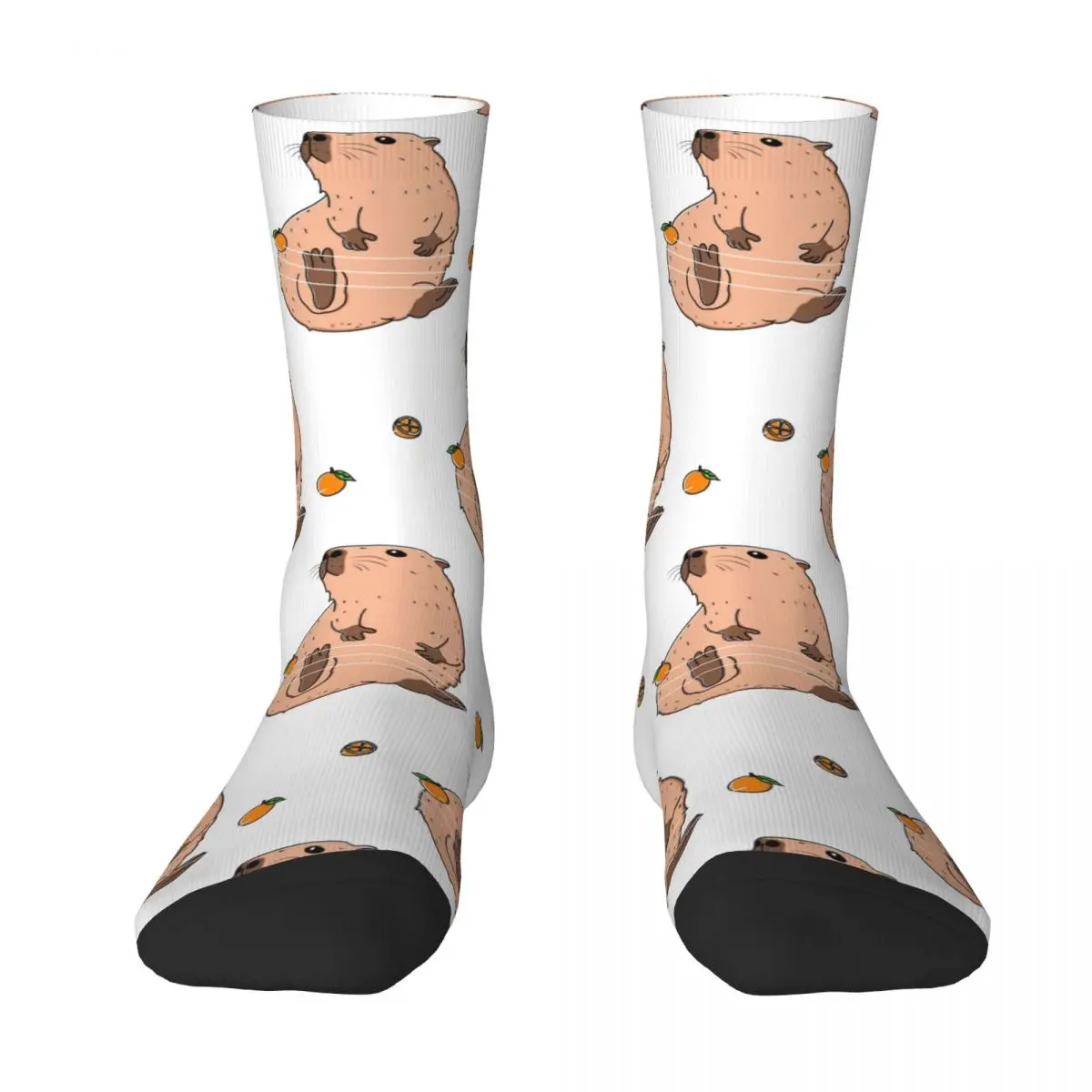 Capy Solar System Stockings Funny kawaii Design Korean Socks Autumn Non Slip Socks Men's Skateboard Soft Breathable Socks