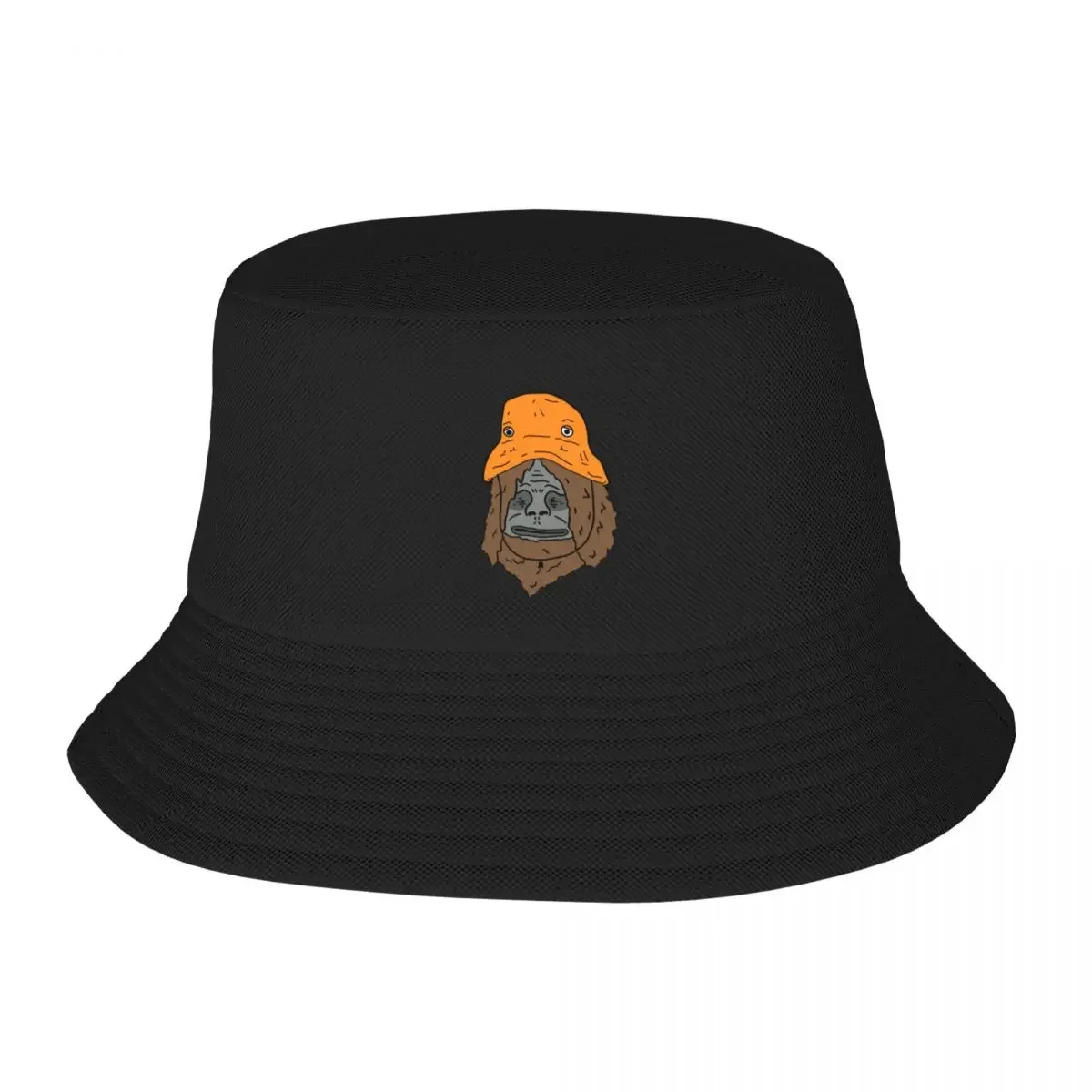 Sassy the Sasquatch Bucket Hat black Designer Hat Sun Cap Rugby Man Women's