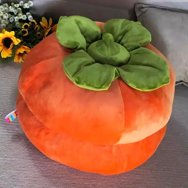 New Big Fat Persimmon Pillow Doll Fruit Plush Cute Doll Cushion Gift Decoration DY10200