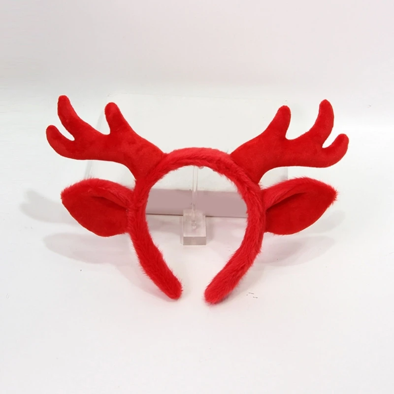 Unique Themed Reindeer Ear Hairband for Girls Christmas Cosplay Party Headpiece