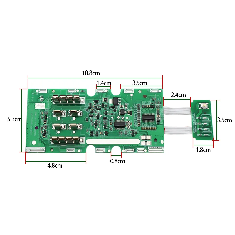 Imagem -05 - Li-ion Bateria Caixa Pcb Placa de Circuito de Carregamento Shell para Makita 40v Bl4040 Bl4025 Bl4050 Bl4080 Carcaças Dr40rc 20x18650