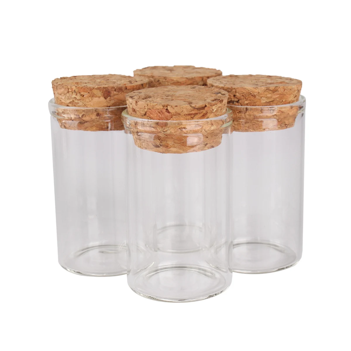 5pcs 20ml 30*50mm Test Tubes Glass bottle with Cork Lids Potion bottles Glass Jars Glass vessels Spice Jars Wishing bottles