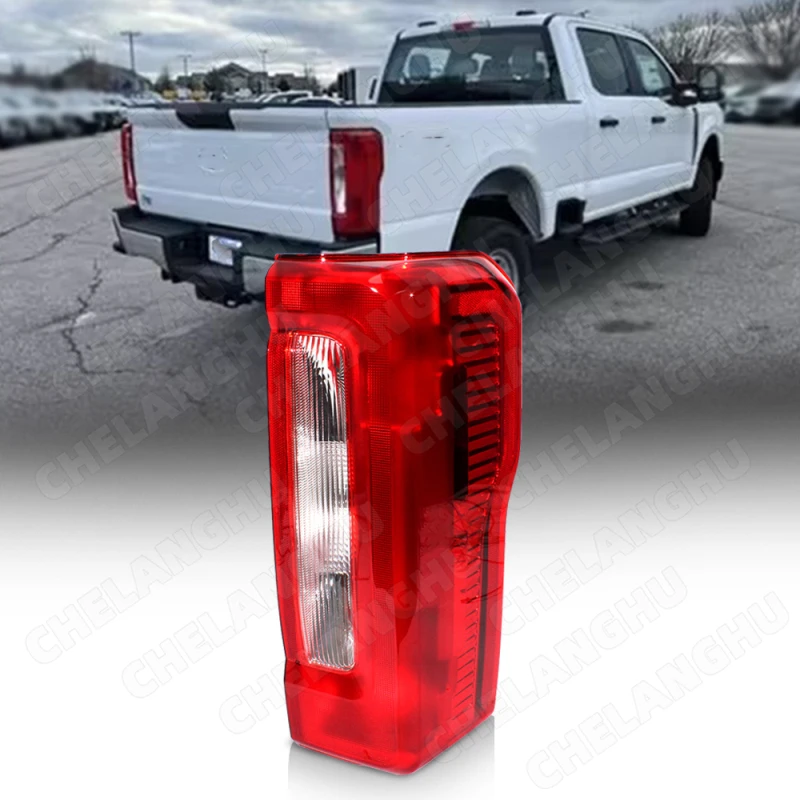 1Pc Right Side Tail Rear Lamp Light For Ford F250 Super Duty 2023 2024 Brake Lamp Turn Halogen Taillight F02801296 PC3Z13404D