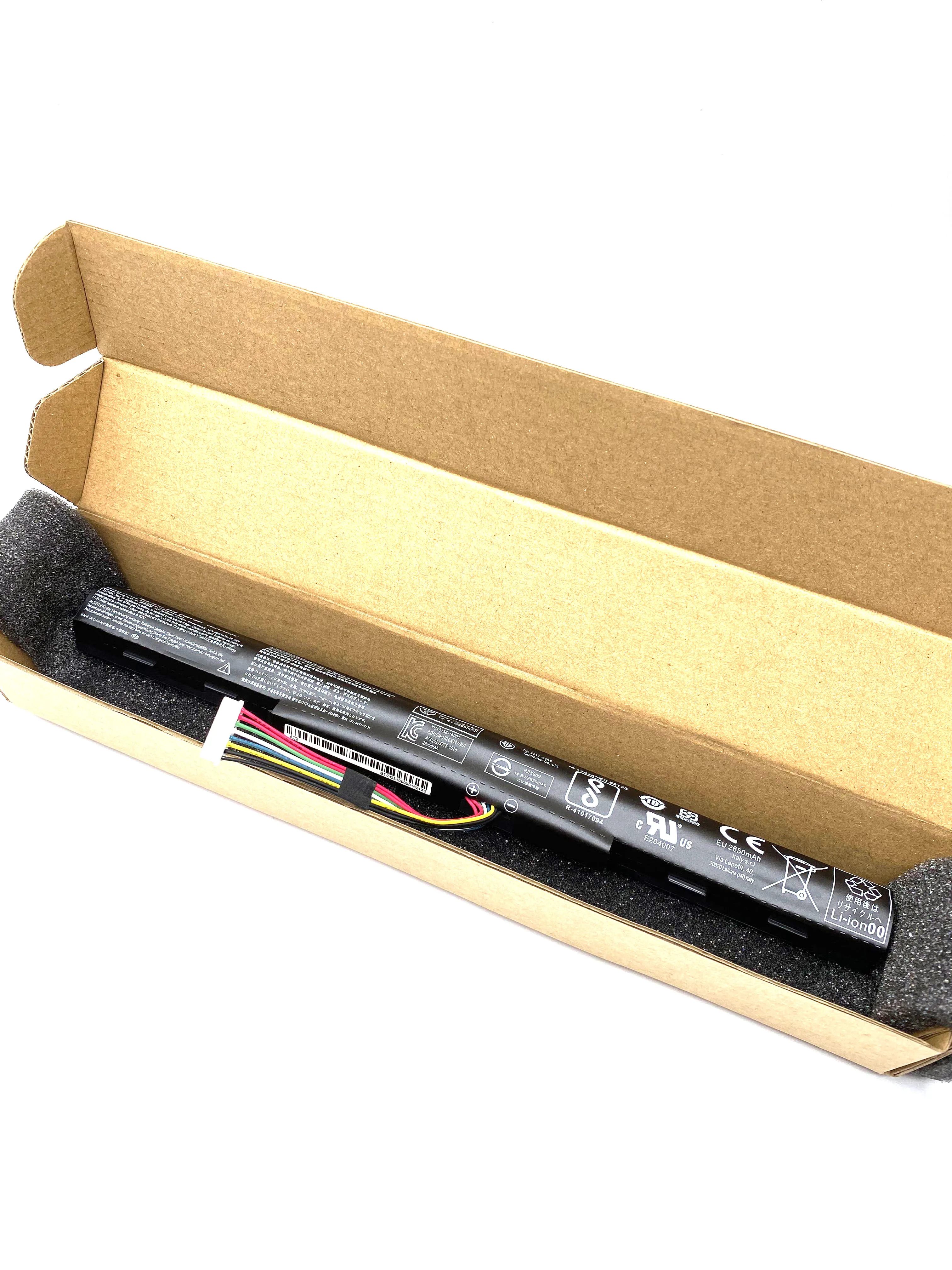 

AS16A5K AS16A8K Аккумулятор для ноутбука Acer Aspire E15 E5-523G E5-553G E5-475 E5-475G E5-575 E5-575G E5-774 E5-774G Series 4ICR19/66