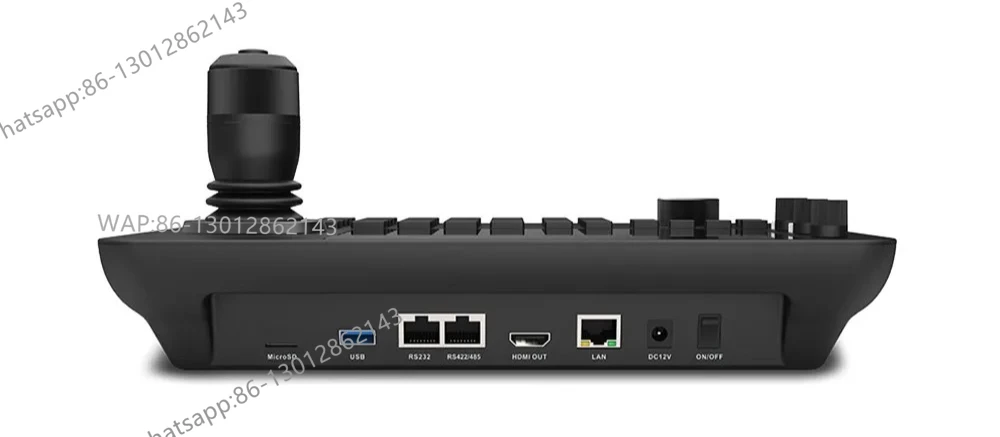 NDI 4D Joystick Conference Touch Screen 7 inch Controller Keyboard Android 11 Real-time Preview 4K 60fps ONVIF Protocol Rocker