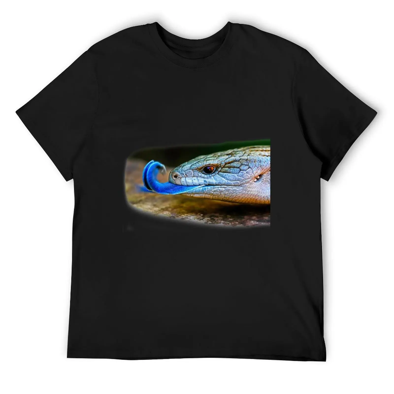 

Blue-tongued skink T-Shirt customs oversized graphic tee Aesthetic clothing custom shirt designer t shirt men