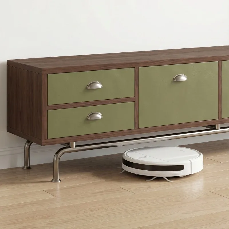 eo-elegant art TV cabinet small apartment mid-century vintage TV stand design aesthetic home wohnzimmer living room furniture-