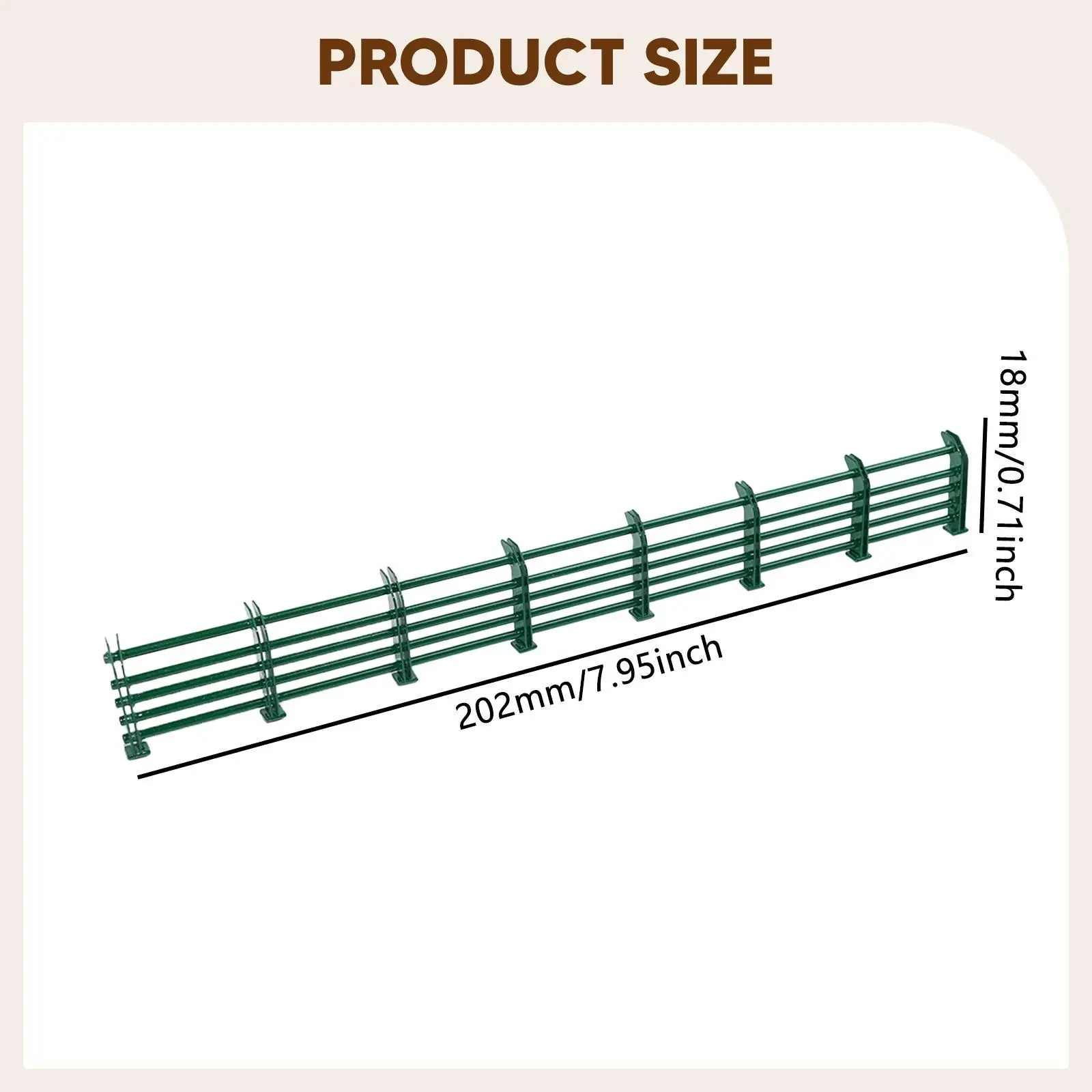 مصغرة الطريق السريع الدرابزين قطار السكك الحديدية تخطيط DIY الملحقات حاجز الطريق الصغير لعب الأدوار المفروشات الحياة المشهد